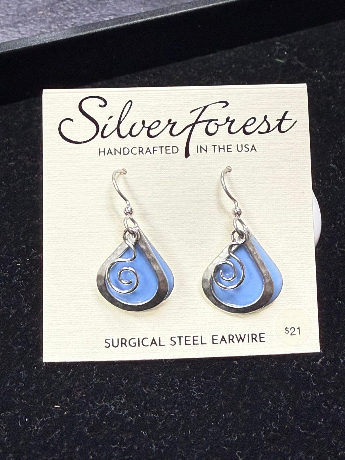 Blue Dangle Earring