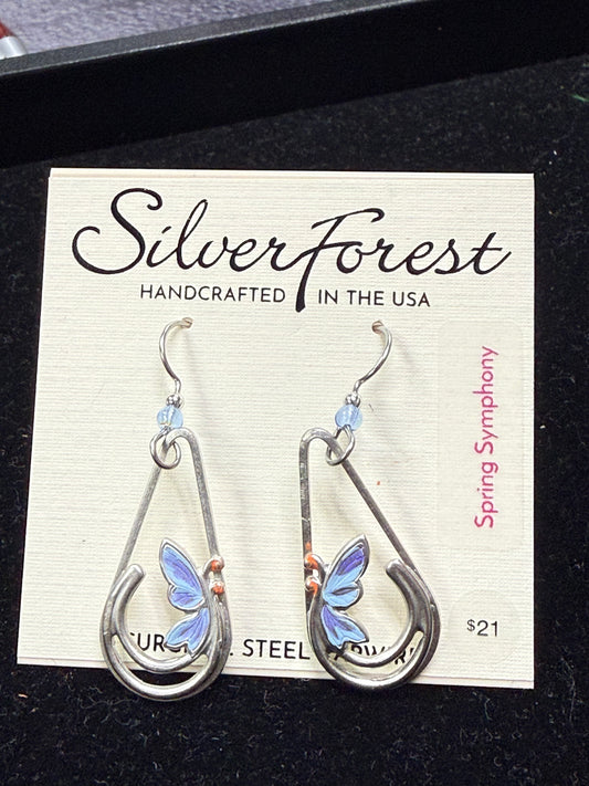Dangle Butterfly Earring