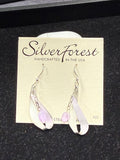 Dangle Purple Earring