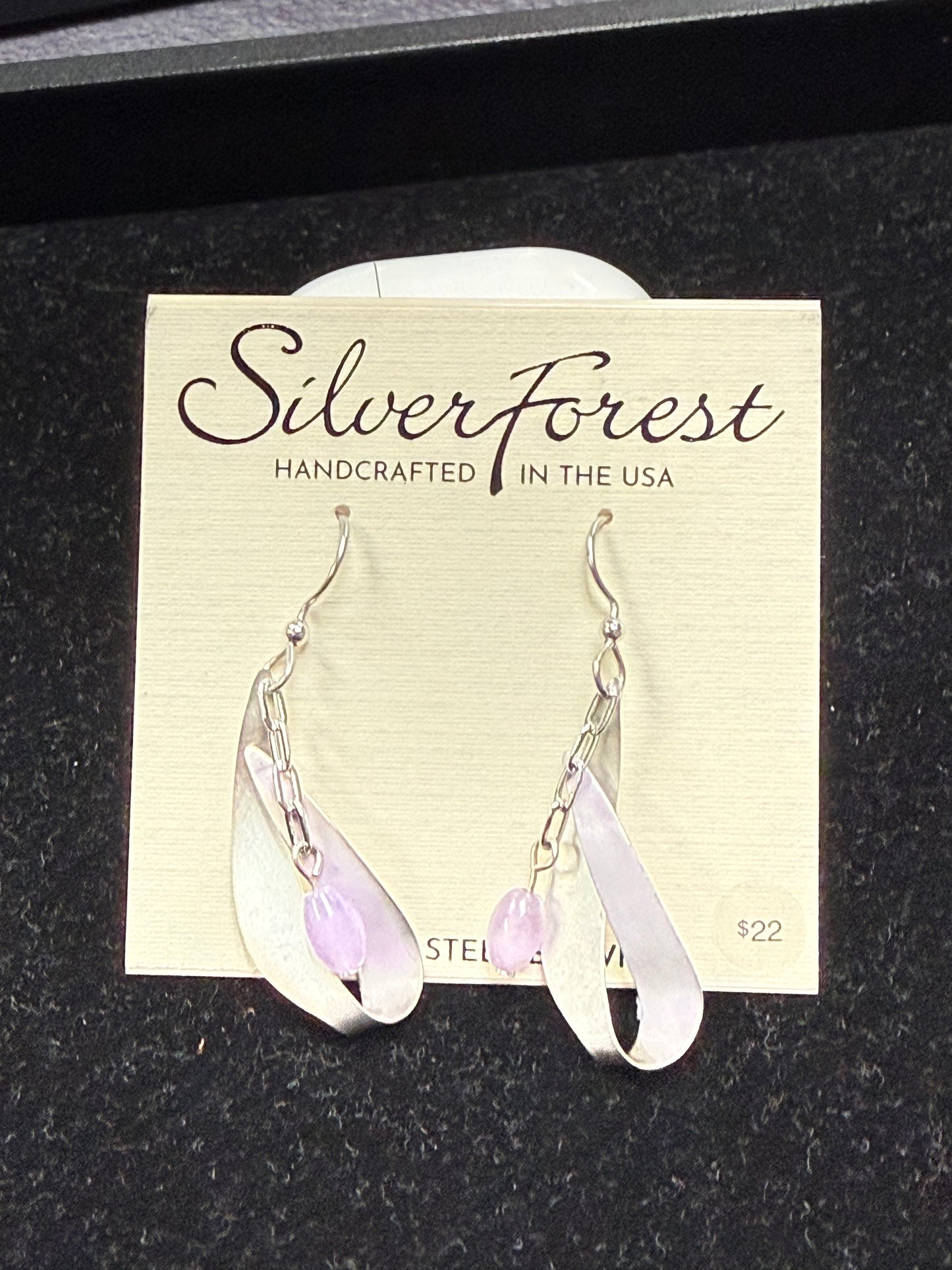 Dangle Purple Earring