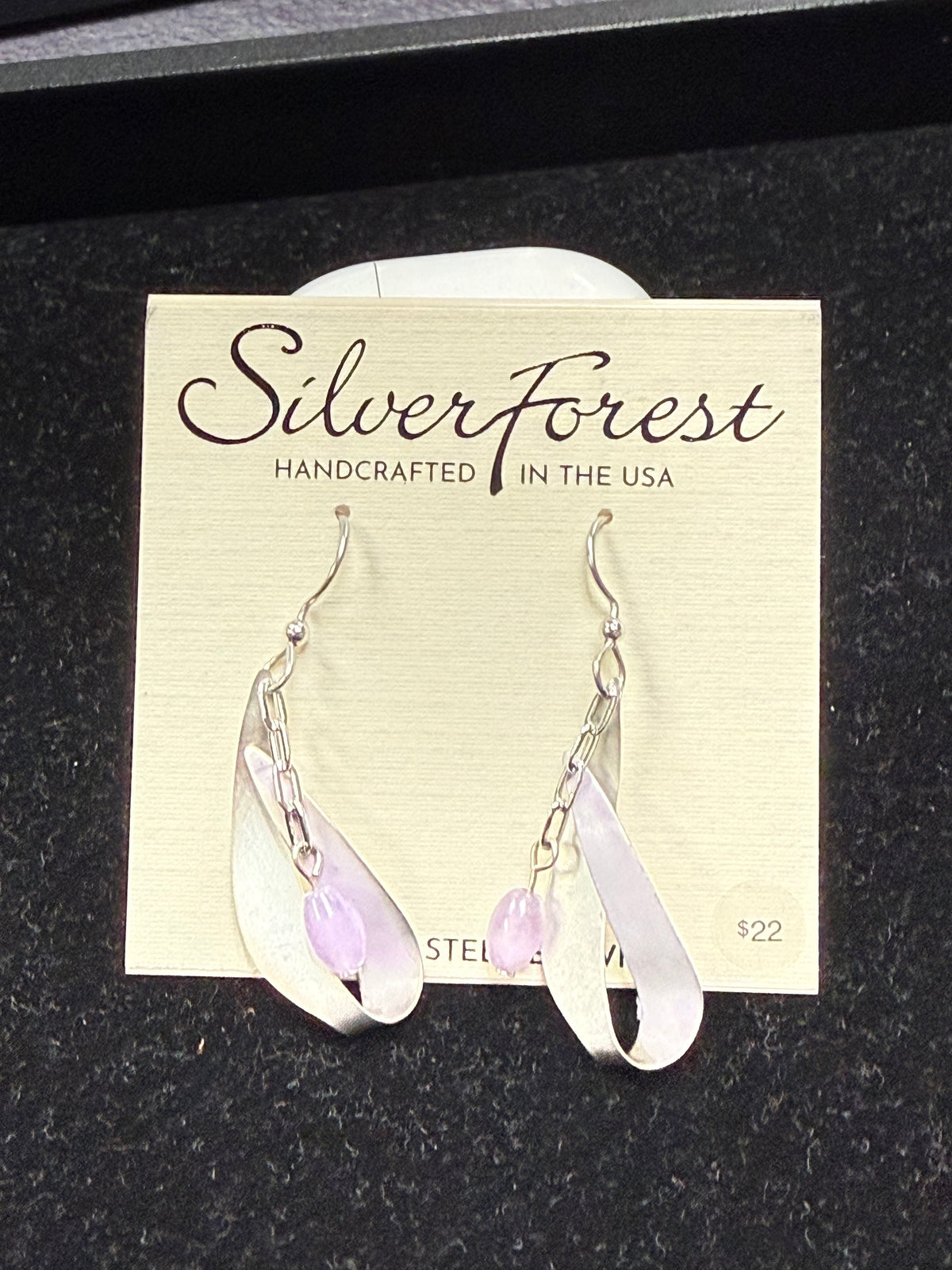 Dangle Purple Earring