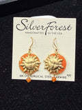 Gold Sun Earring