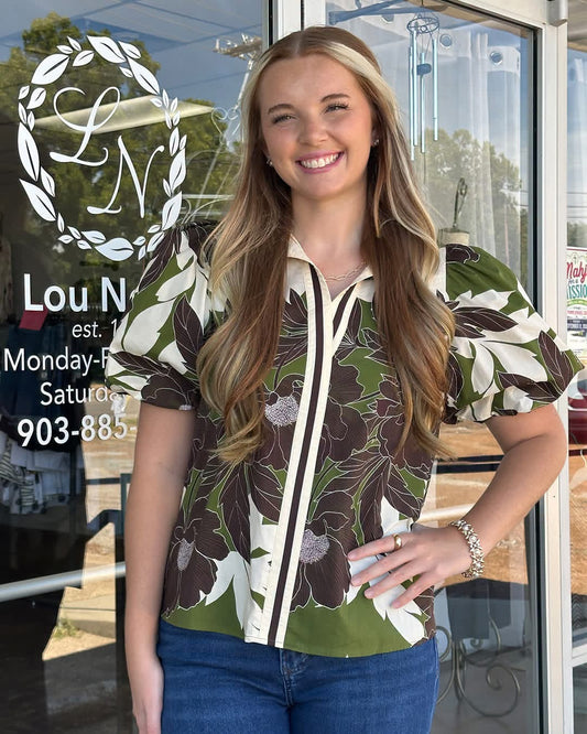 Basic Olive Top