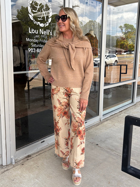 Floral Printed Pant