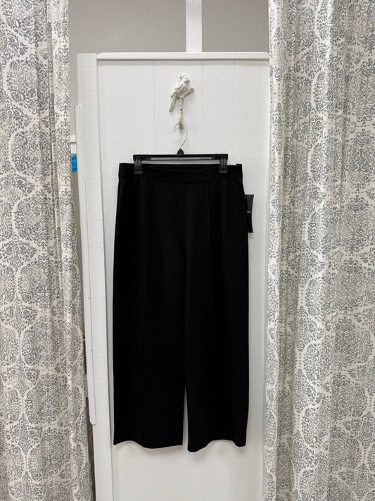 Pull On Pin Tuck Wide Leg Crop Pant
