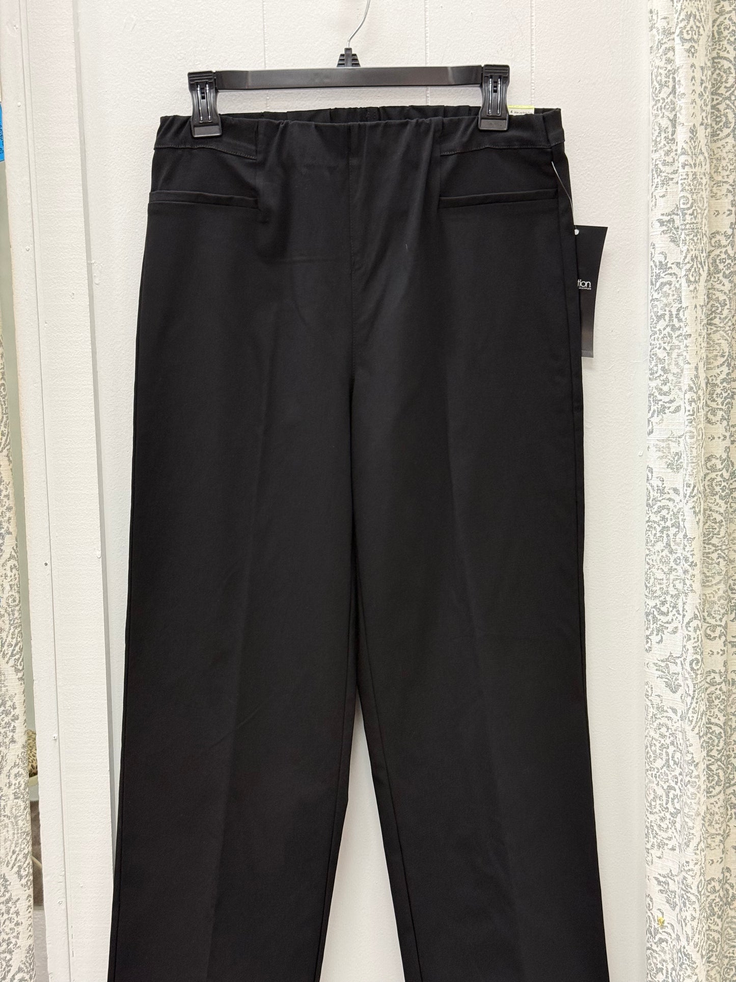 Elastic Waist Woven Ankle Pant