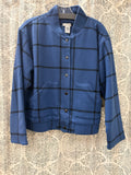 Collared Knit Snap-Button Jacket