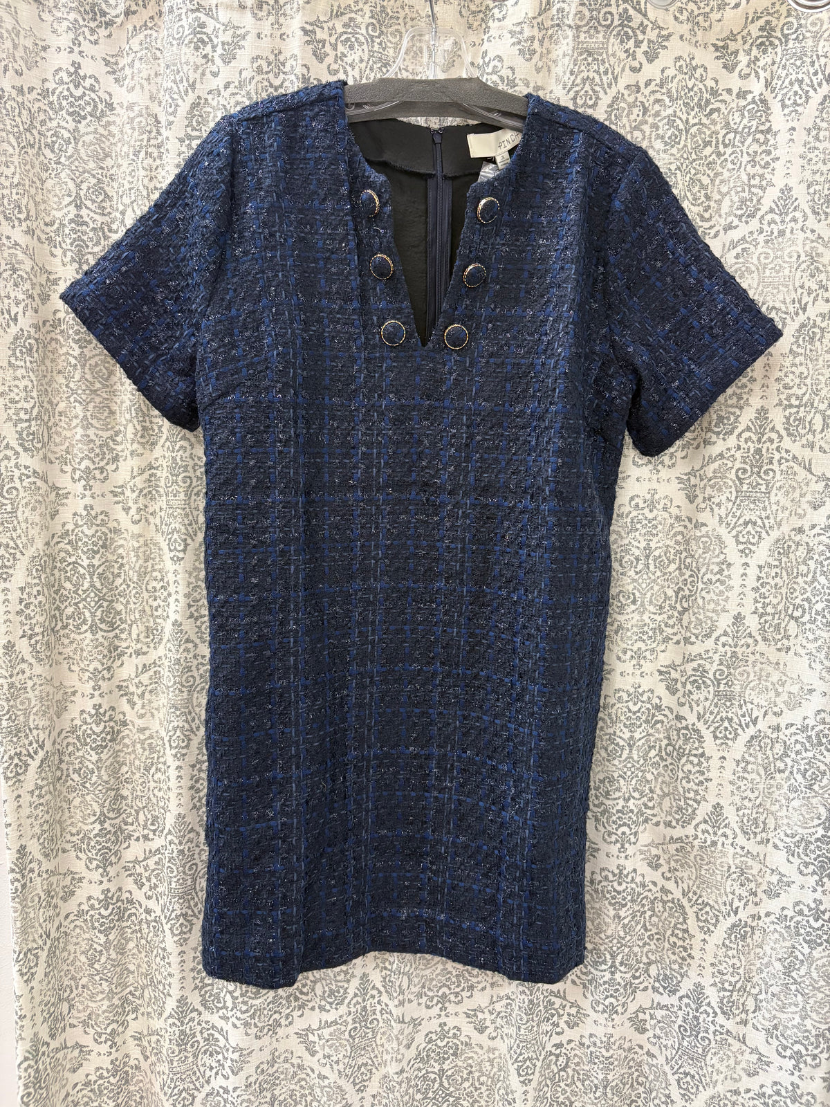 Textured Tweed Mini Dress