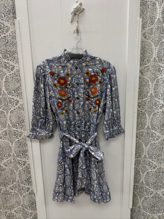 Ribben Embroidery Dress