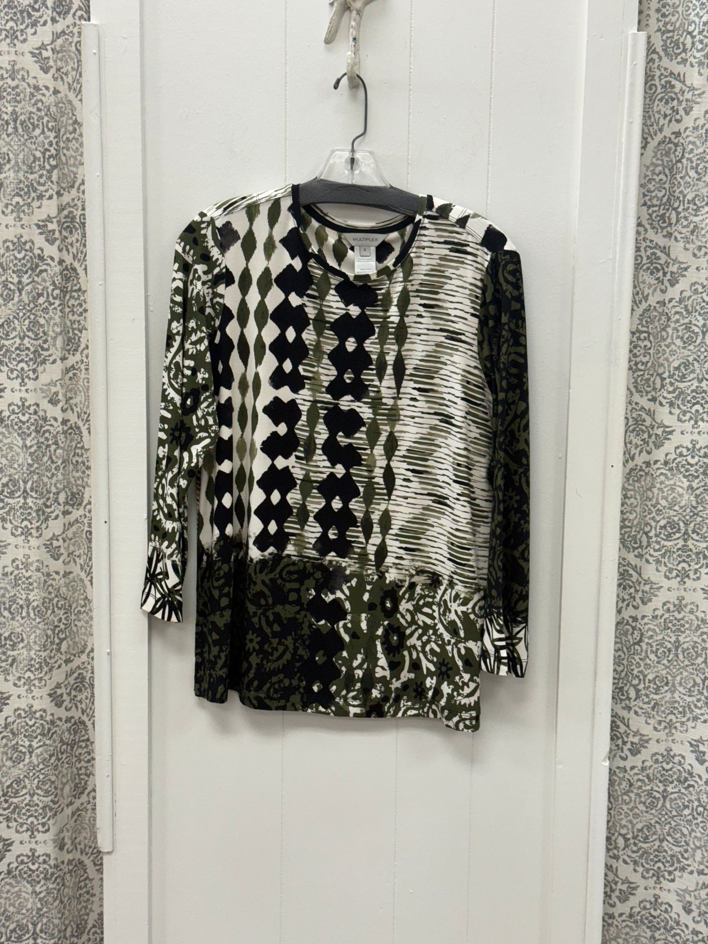3/4 Sleeve Scoop Neck Knit Top
