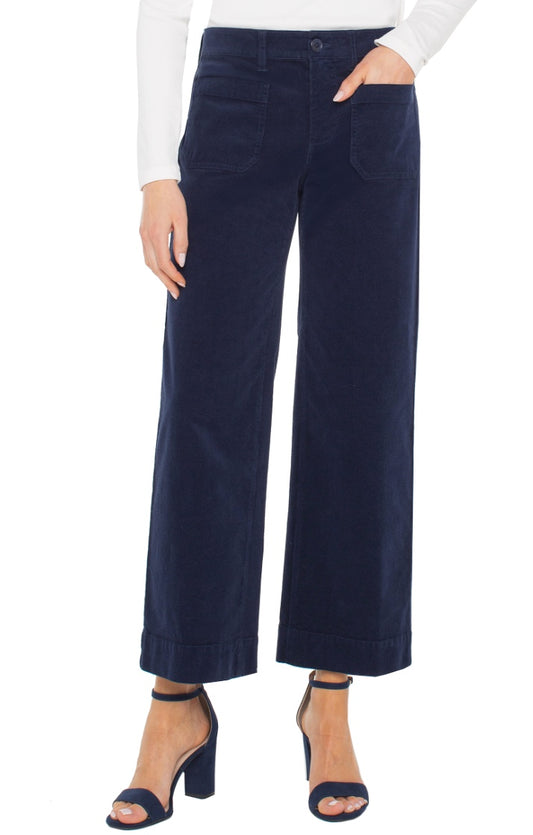 Corduroy Cropped Pants