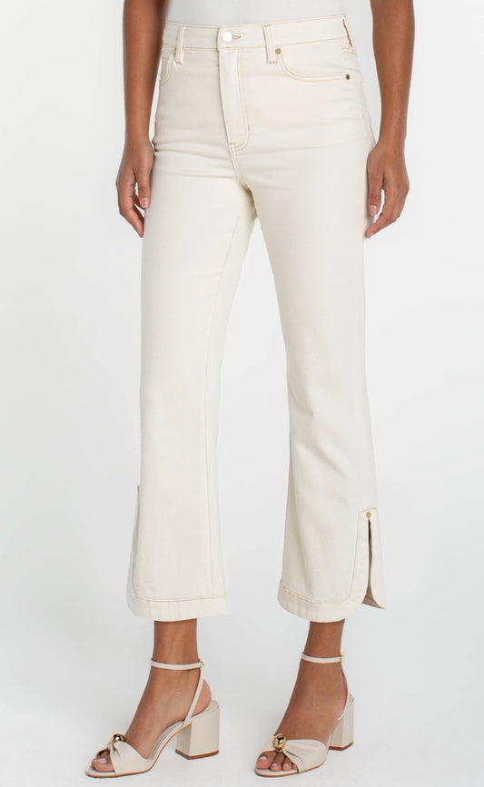 Hannah Crop Flare With Tulip Hem