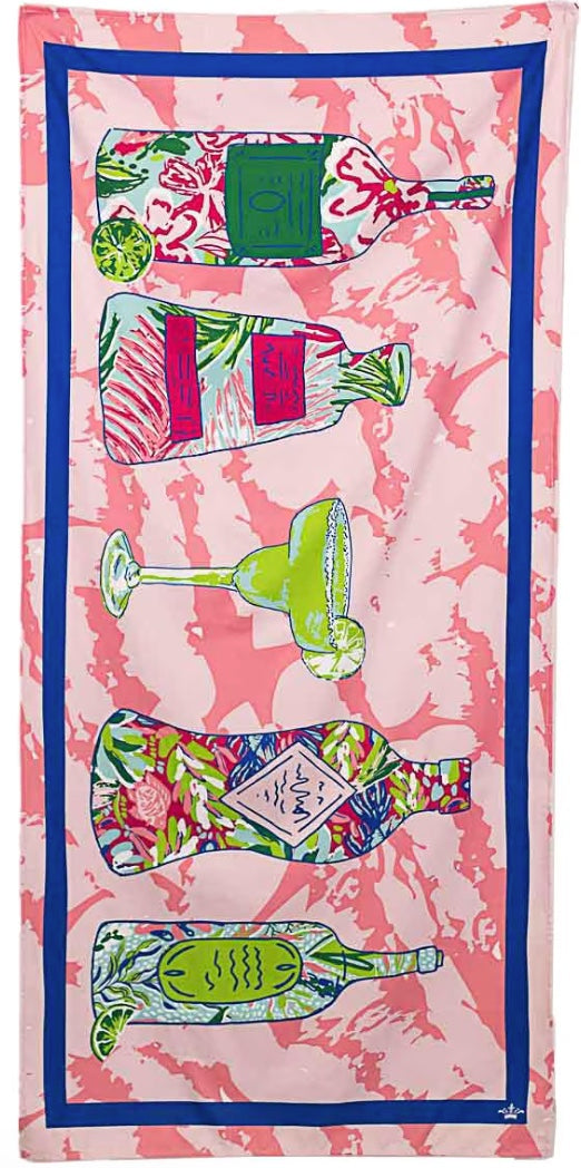 Tequila Sunrise Beach Towel