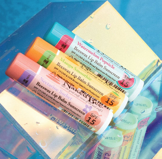 The Naked Bee SPF 15 Lip Balms