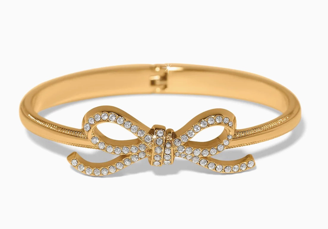 Illumina Bow Hinged Bangle