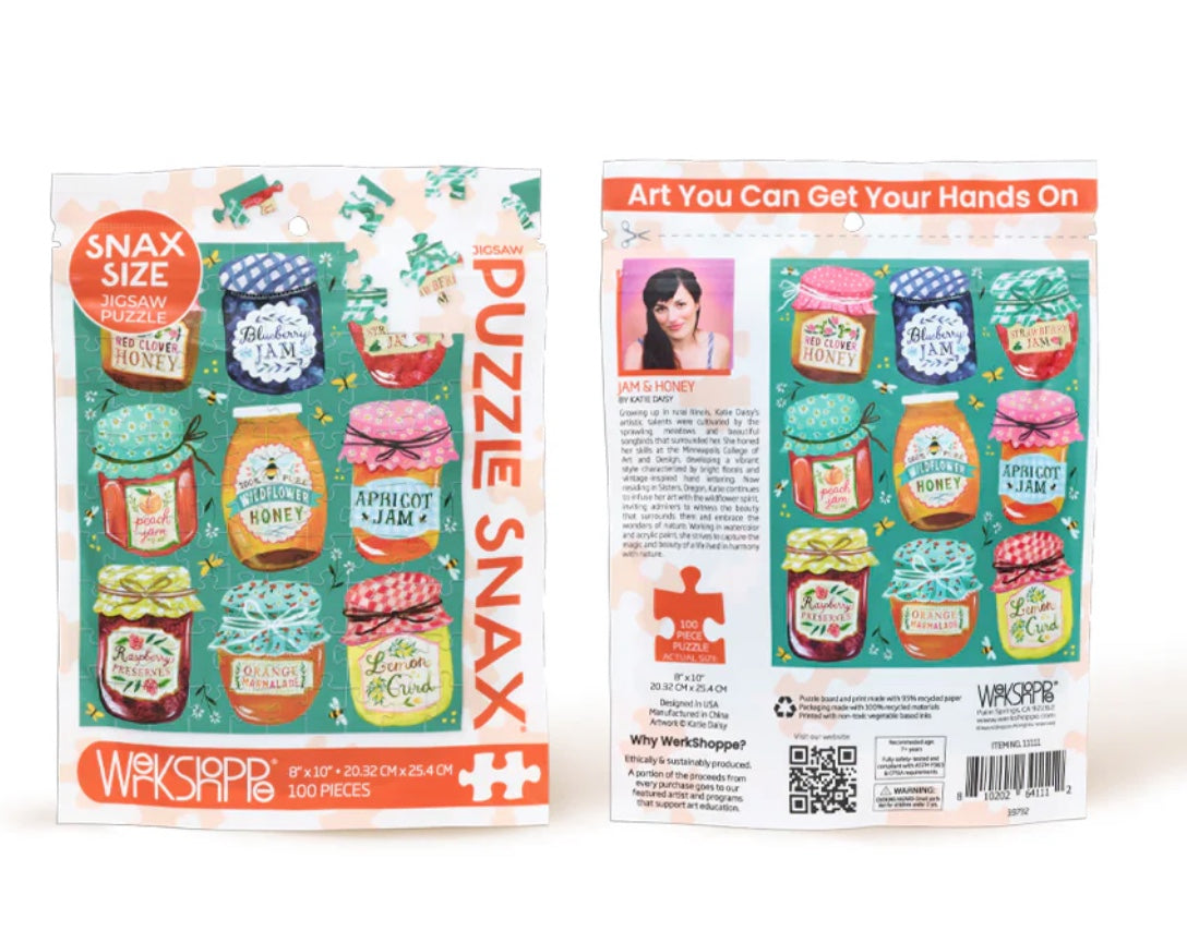 Snack Size 100 Piece Puzzle