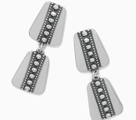 Pretty Tough Geo Post Drop Earrings