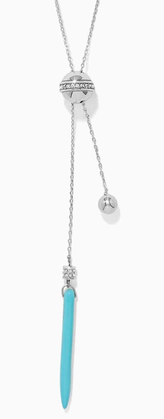 Meridian Petite Sphere Y Turquoise Necklace