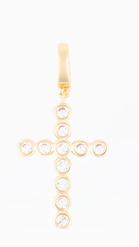 Sophie Charm | Circle Stone Cross