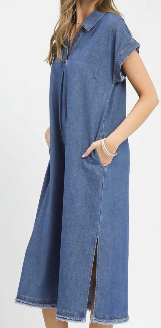 Long Denim Dress