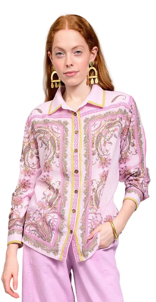 Paisley Border Shirt