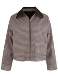 Natalia Zip Front Jacket with Cord Collar