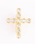 Camryn Pave Cross Luxe Charm