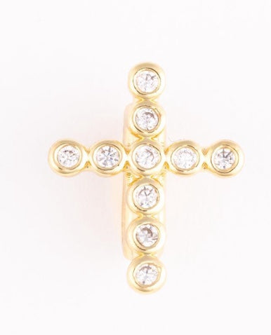 Camryn Pave Cross Luxe Charm