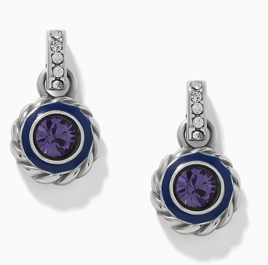 Halo Gemma Petite Round Post Drop Earrings