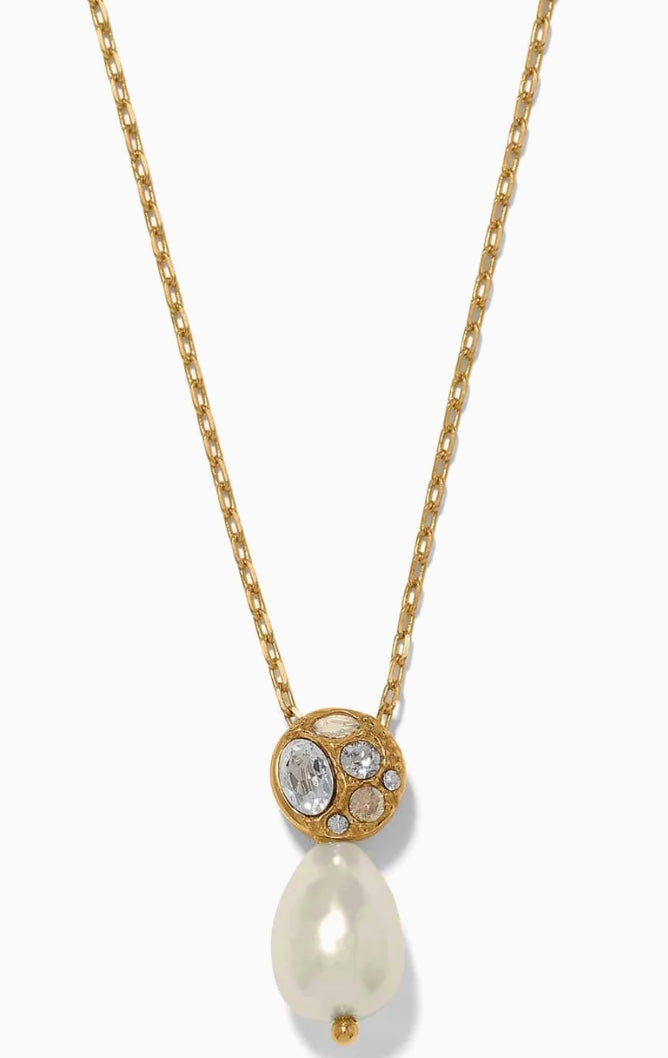 Trust Your Journey Petite Pearl Necklace