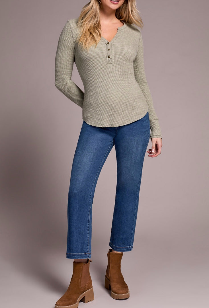 Henley Top w/ Buttons