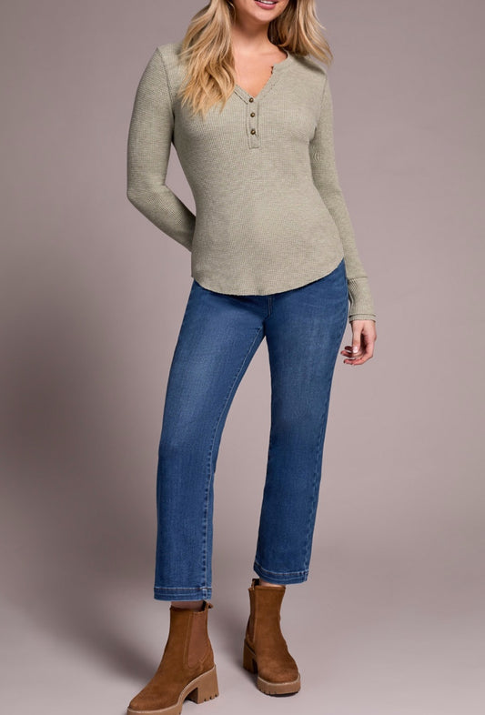 Henley Top w/ Buttons