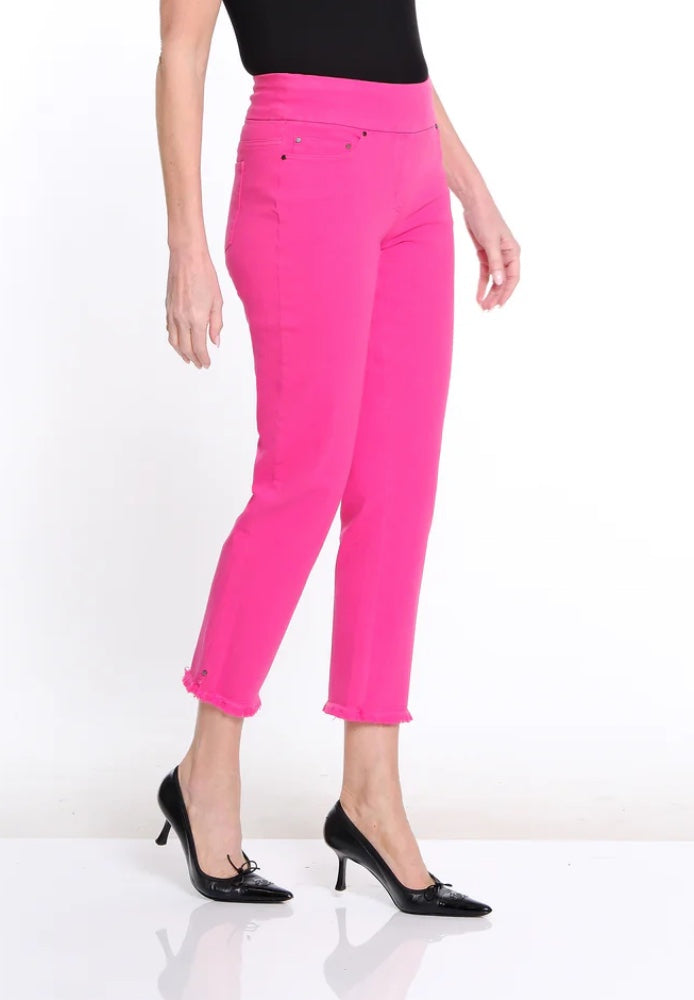 Fringe Hem Ankle Pant