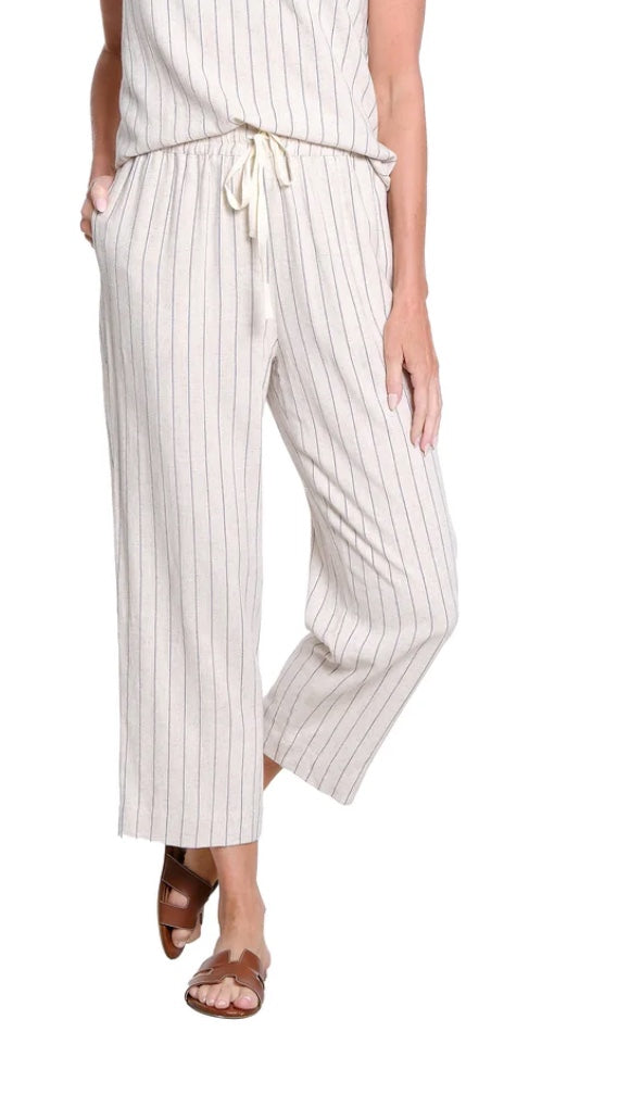 Drawstring Elastic Crop Pant