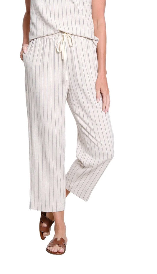Drawstring Elastic Crop Pant