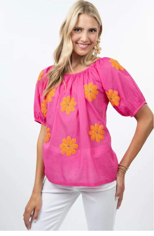 Daisy Applique Top