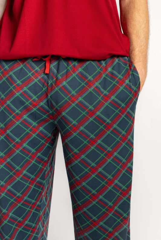 Men Layton Plaid Pj Set