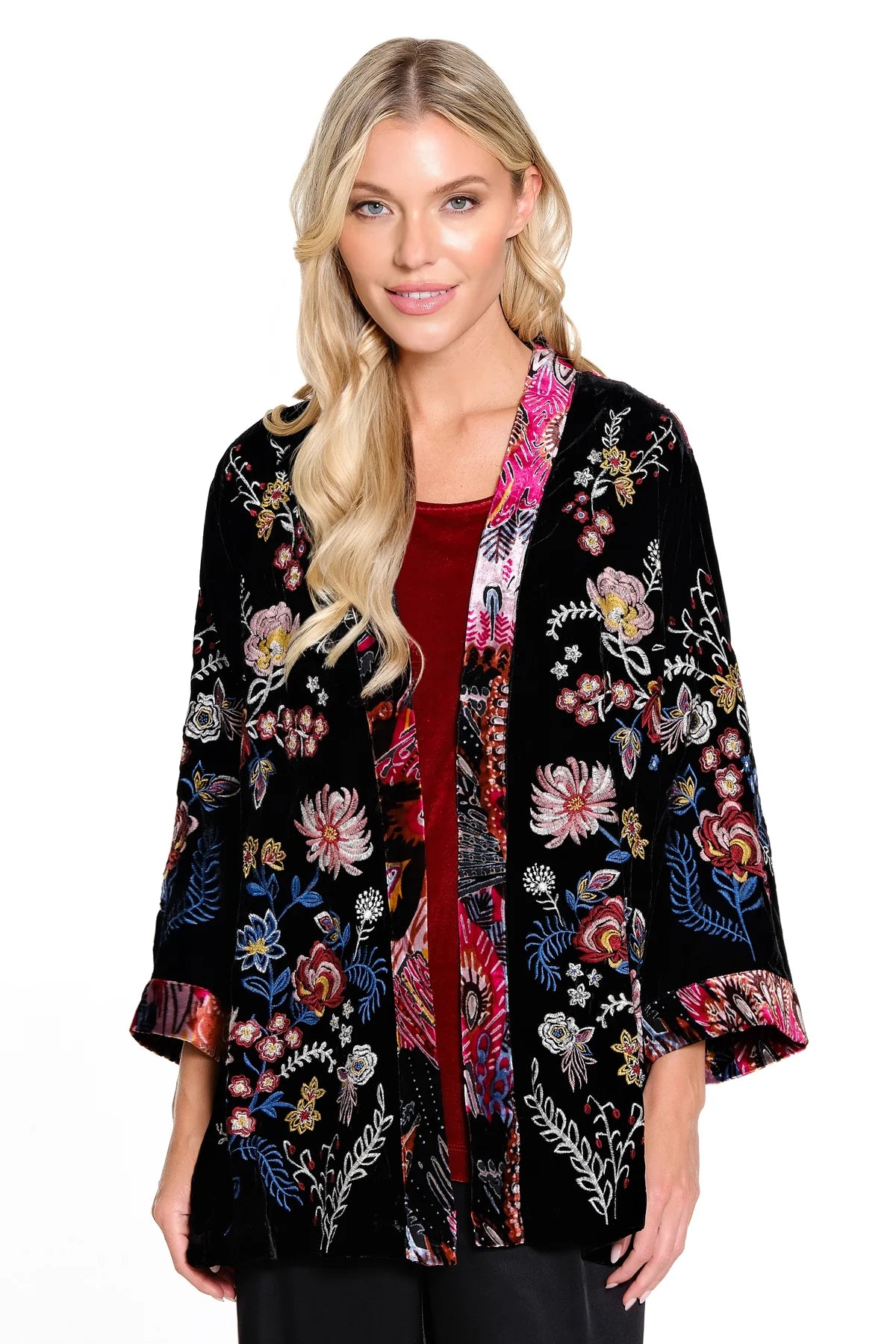 Embroidered Kimono