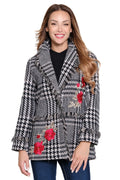 Plaid Tweed Coat