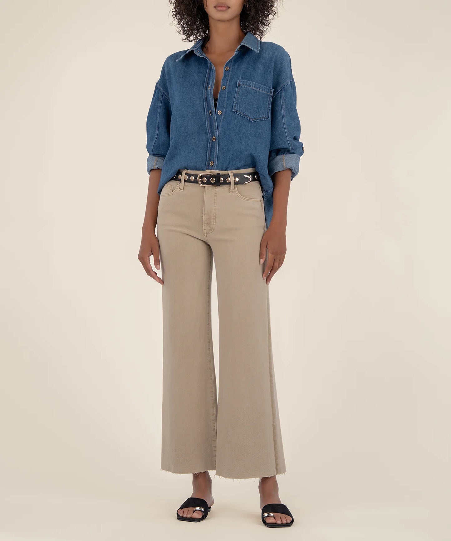 Meg High Rise Wide Leg Pant