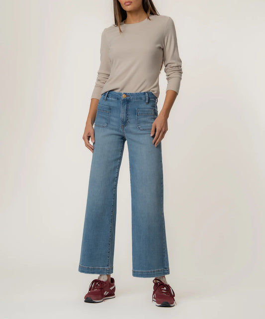 Meg High Rise Wide Leg Jean
