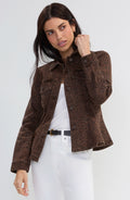 Fit and Flare Trucker Jacket