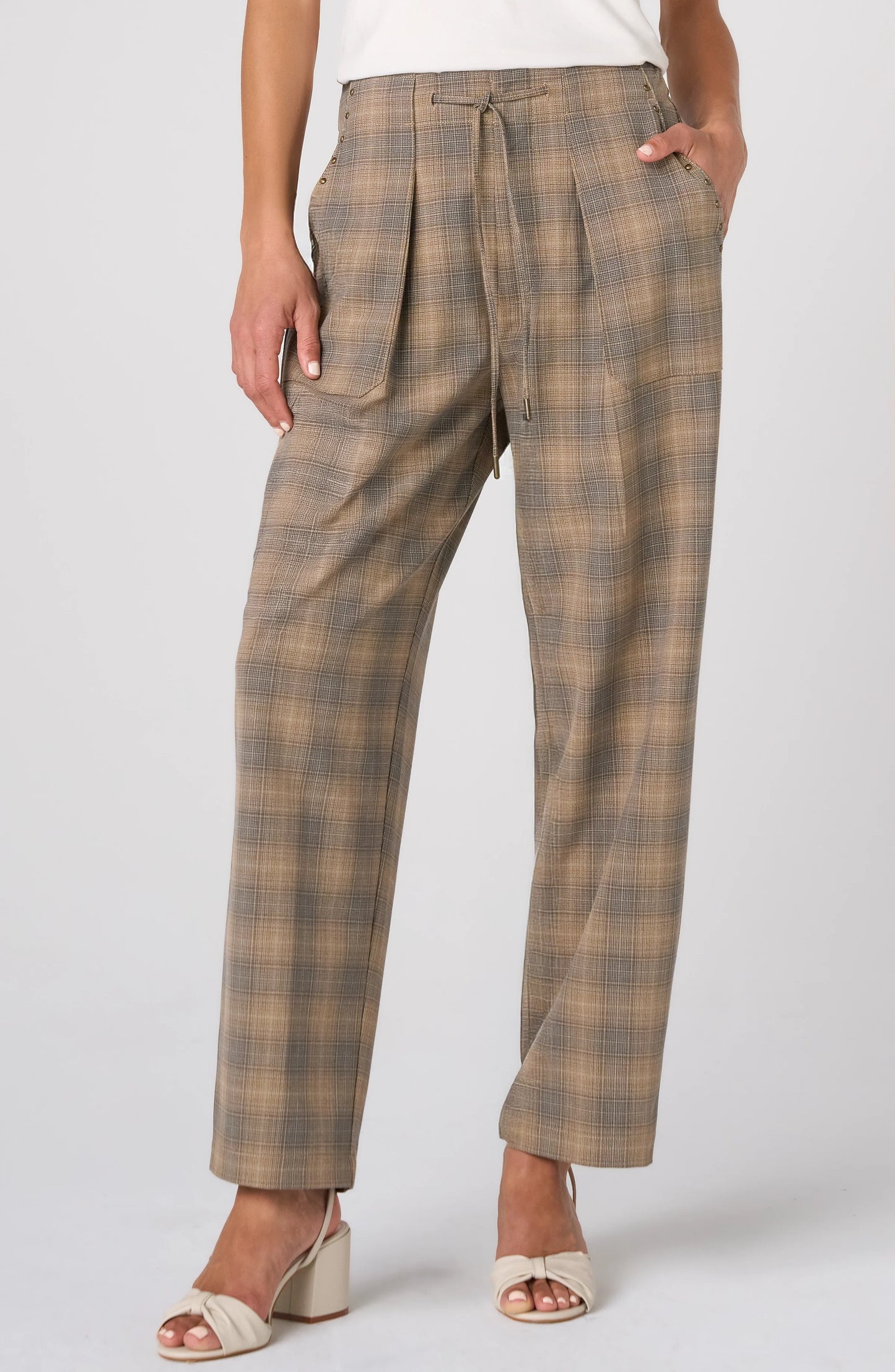 HR Crop Trouser w Drawstring