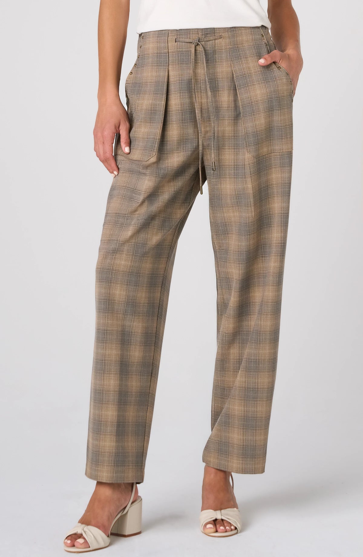 HR Crop Trouser w Drawstring