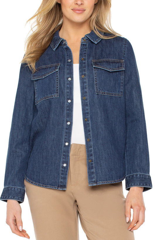 Button Down Shirt With Pockets