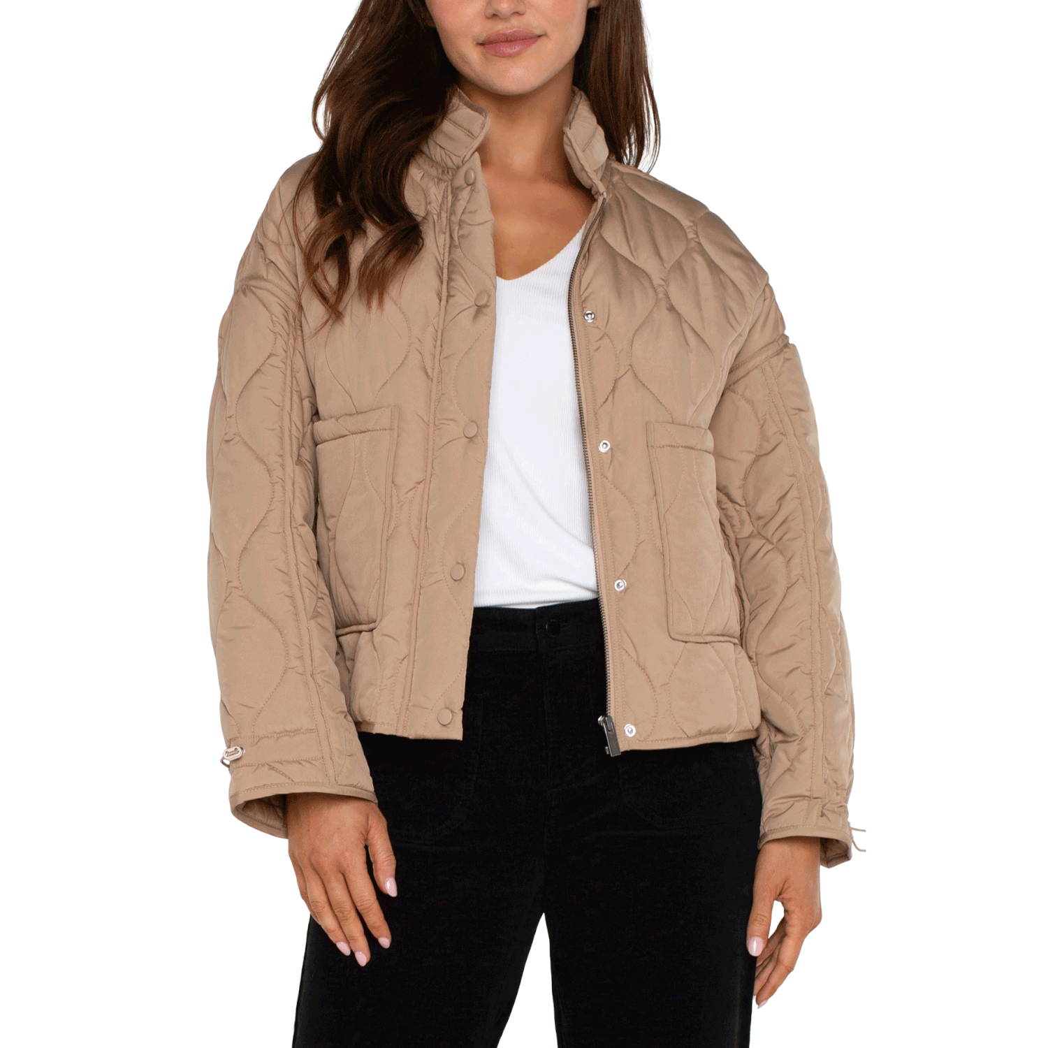 Quilted Jacket w/ Zip Out Hood
