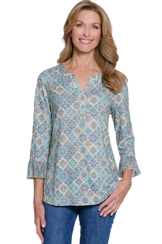 Elbow Raglan Hi-Lo Top