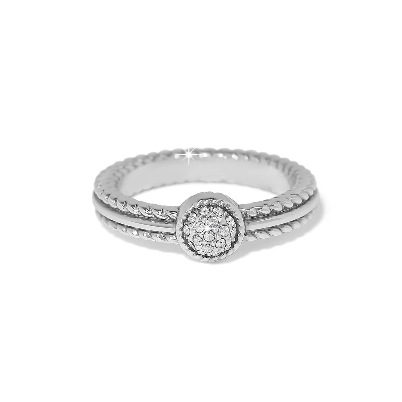 illumina Celeste Dome Ring