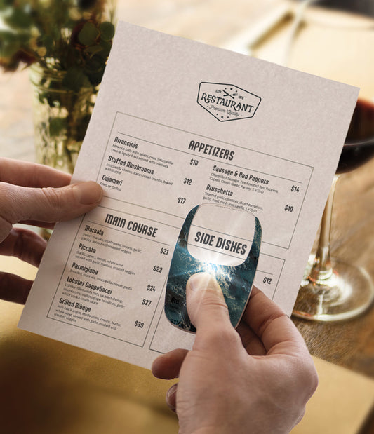 OptiCard LED Pocket Magnifier