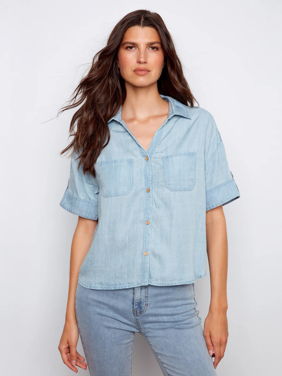 Short Sleeve Button Up